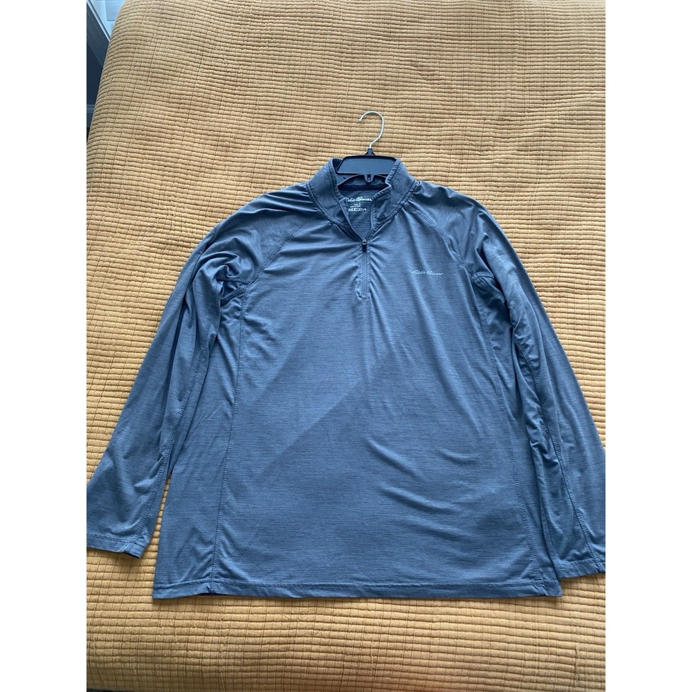 Mens Eddie Bauer 1/4‎ Zip Pullover Size Large